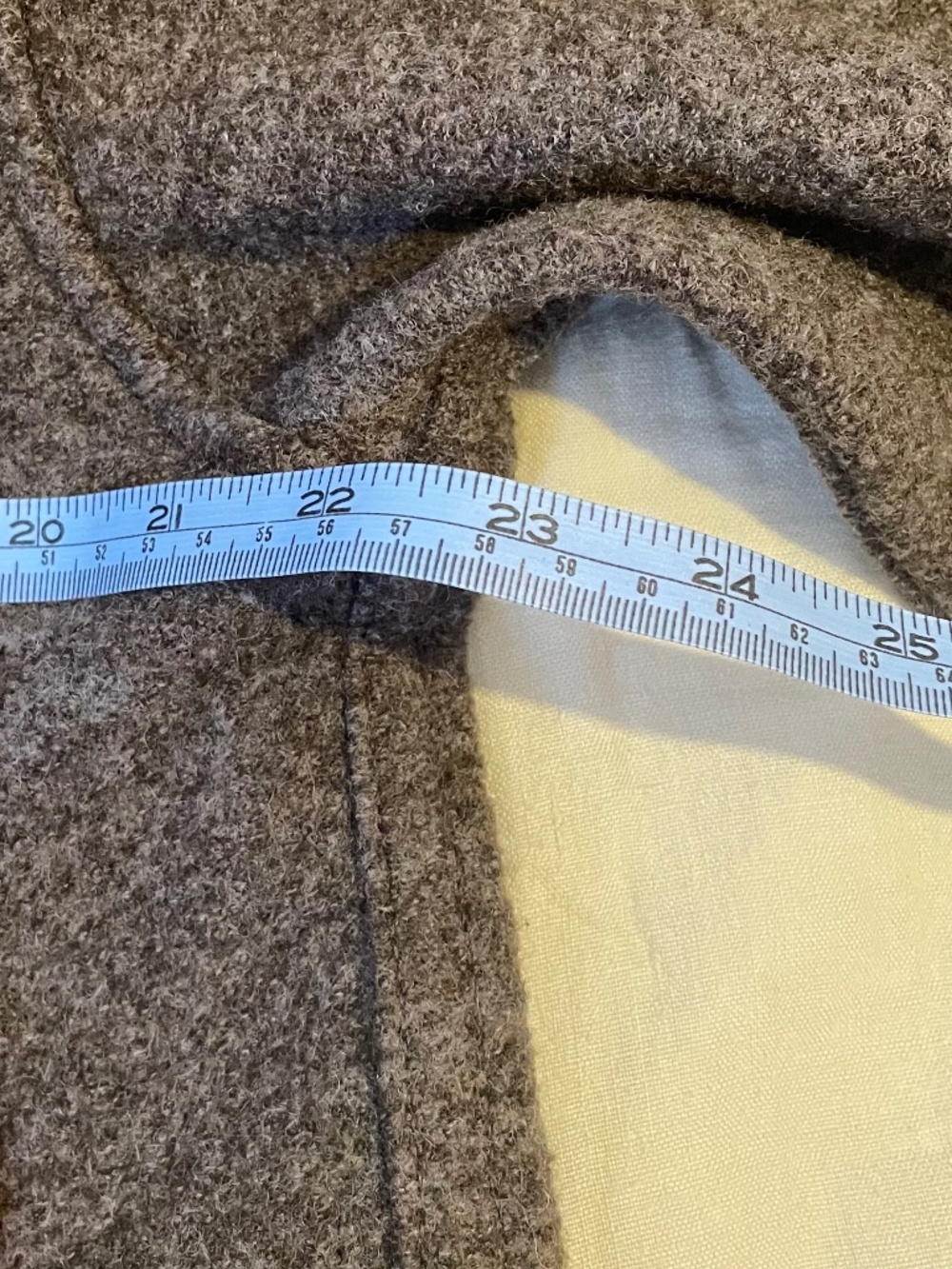 Buck Mason WOOL FIELD SHIRT MARLED COASTAL BLUFF Size Medium - Picture 10 of 11